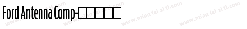 Ford Antenna Comp字体转换